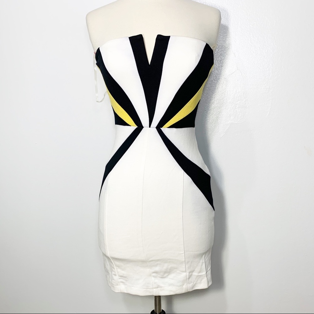 Rubber ducky color block dress